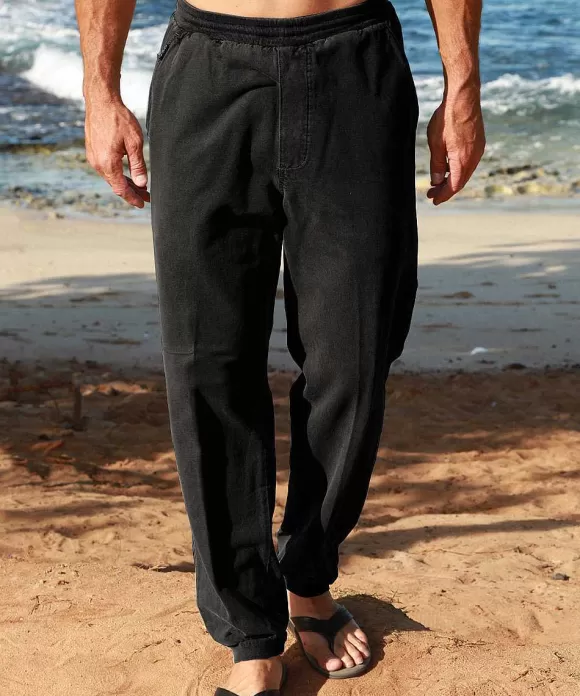 Pants>Crazy Shirts Black Canton Pants