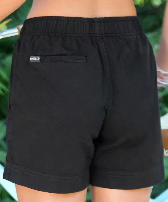 Shorts>Crazy Shirts Black Shoreline Twill Shorts