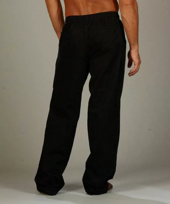 Pants>Crazy Shirts Black Twill Pants