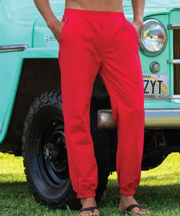 Pants>Crazy Shirts Cherry Dyed Canton Pants