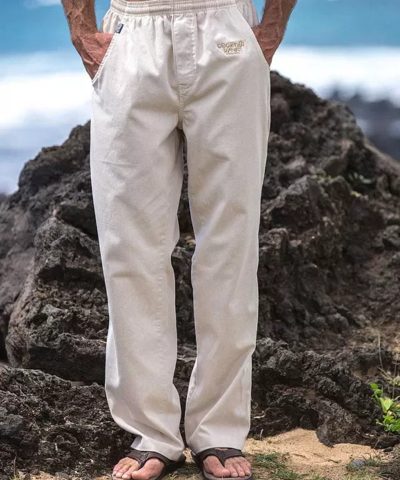 Pants>Crazy Shirts Coconut Dyed Twill Pants