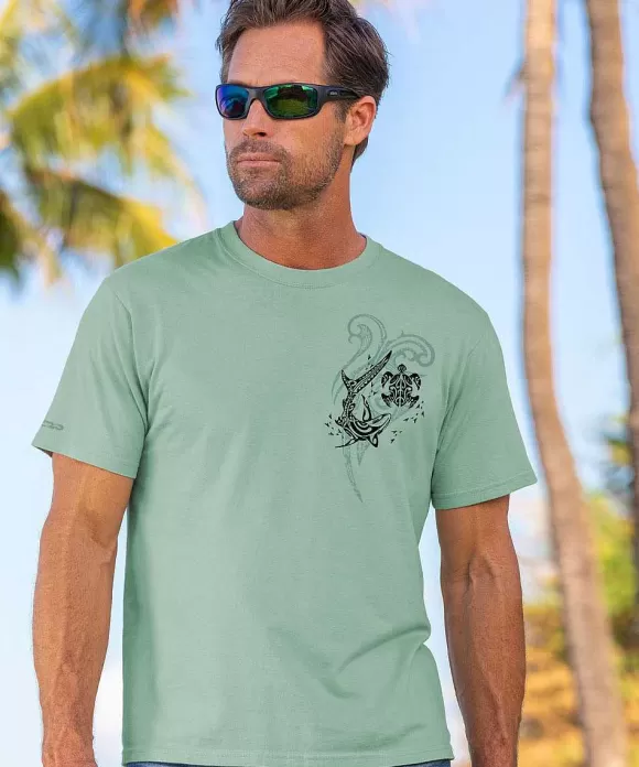 T-Shirts>Crazy Shirts Dance Of Mana - Seaglass Short Sleeve Crewneck T-Shirt