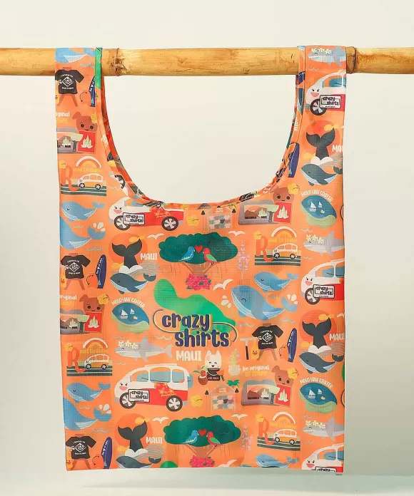 Trinkets>Crazy Shirts Eden In Love Maui - Nylon Tote