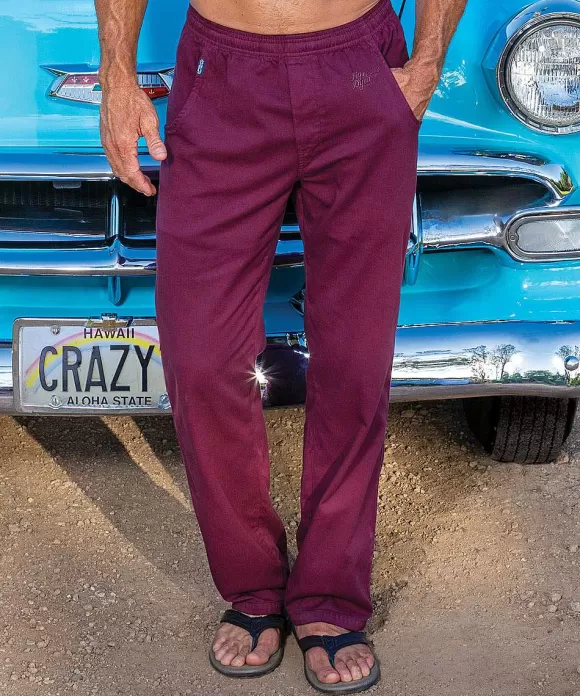 Pants>Crazy Shirts Fig Dyed Twill Pants