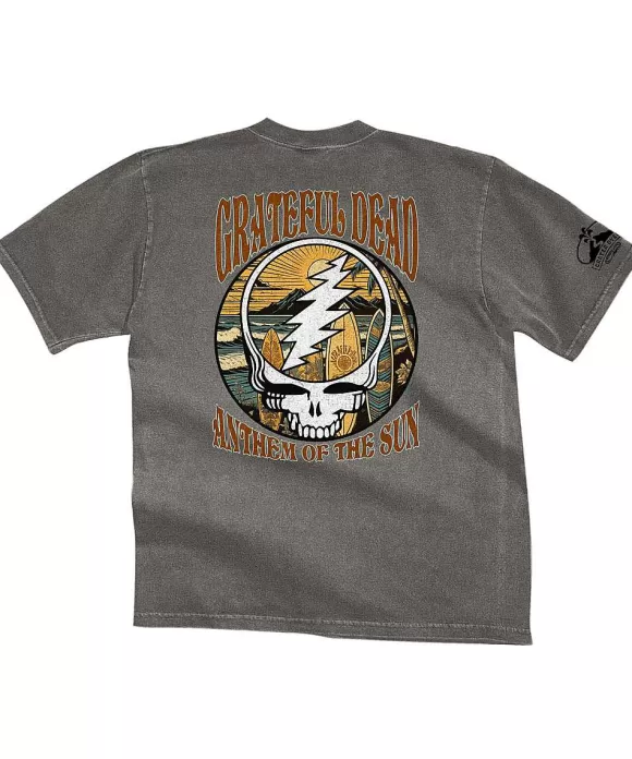 T-Shirts>Crazy Shirts Grateful Dead Anthem Of The Sun - Crater Dyed® Short Sleeve Crewneck T-Shirt