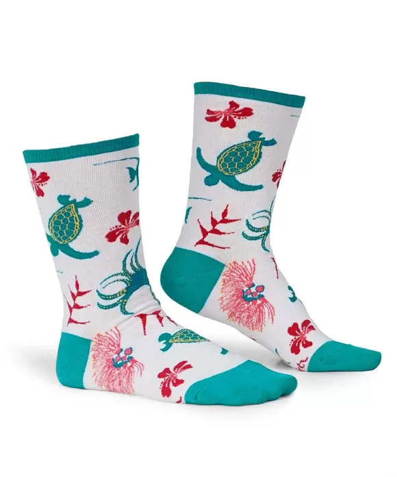 Socks>Crazy Shirts Hawaiian Whimsy - Graphic Cotton Crew Socks