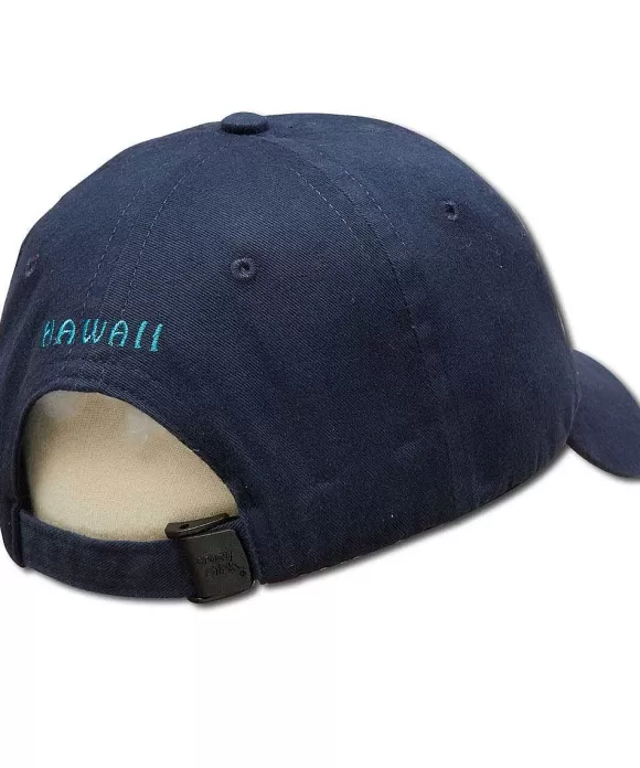 Hats>Crazy Shirts Humu Kalakoa - Navy Twill Hat