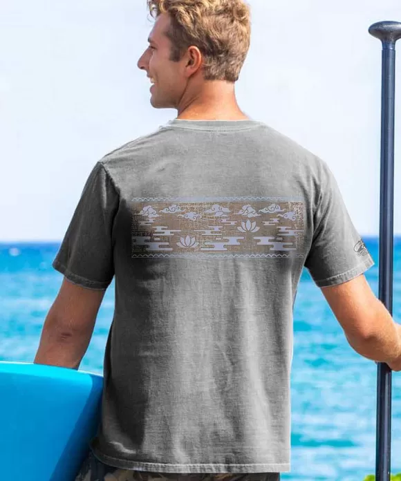 T-Shirts>Crazy Shirts Koi Band - Crater Dyed® Short Sleeve Crewneck T-Shirt