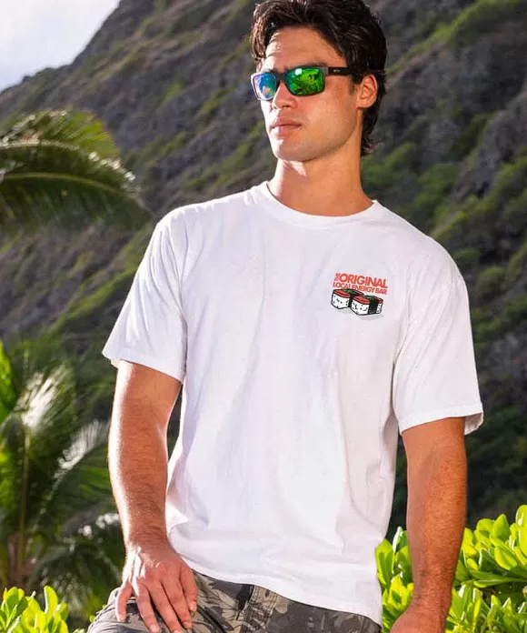 T-Shirts>Crazy Shirts Local Power - White Short Sleeve Crewneck T-Shirt