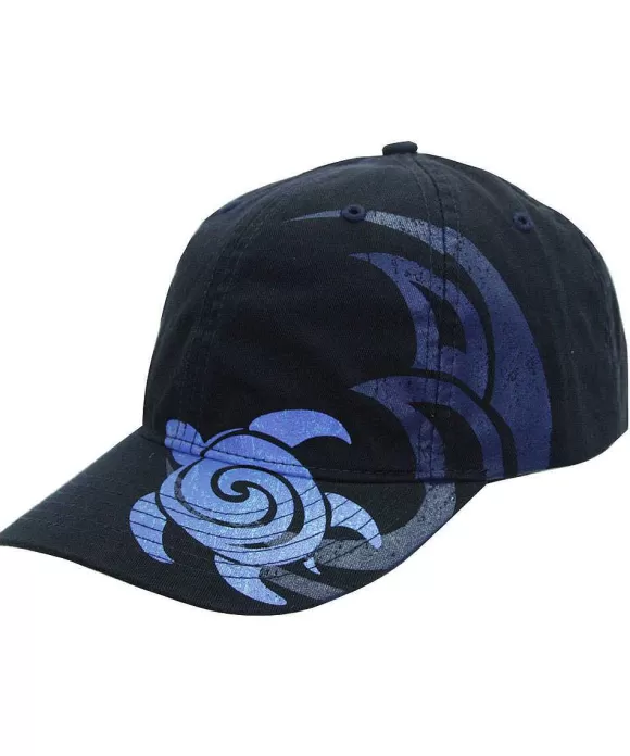 Hats>Crazy Shirts Malama Pono - Navy Twill Hat