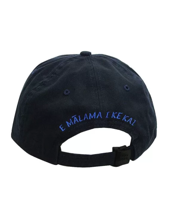Hats>Crazy Shirts Malama Pono - Navy Twill Hat