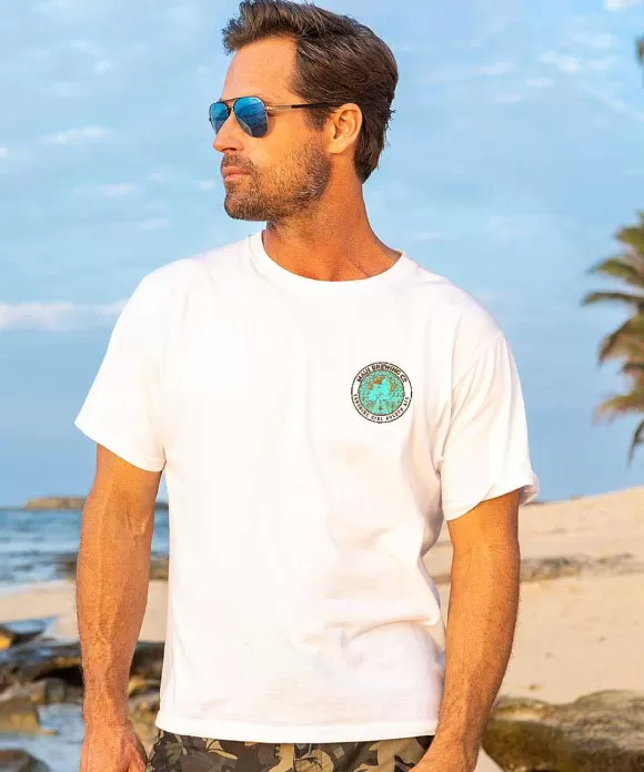 T-Shirts>Crazy Shirts Maui Brewing Co Sunshine Girl - White Short Sleeve Crewneck T-Shirt