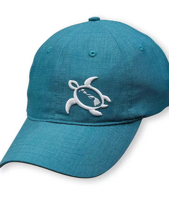 Hats>Crazy Shirts Paradise Honu - Teal Polyester Hat