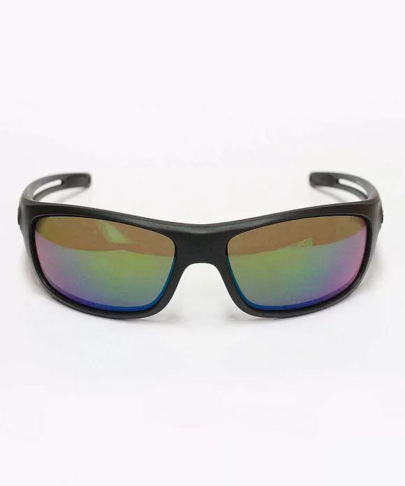 Sunglasses>Crazy Shirts Revo Coast Matte Black/Evergreen Sunglasses
