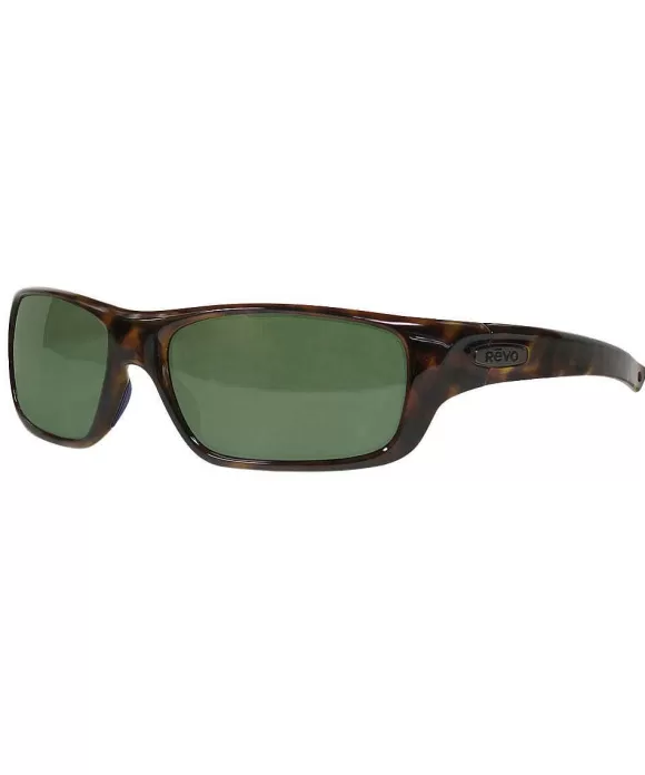 Sunglasses>Crazy Shirts Revo Jasper Tortoise/Smokey Green - Sunglasses