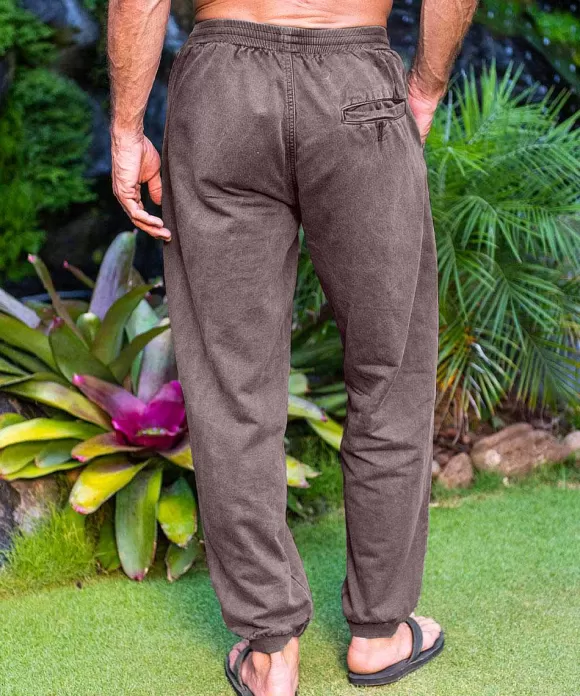 Pants>Crazy Shirts Root Beer Dyed Canton Pants