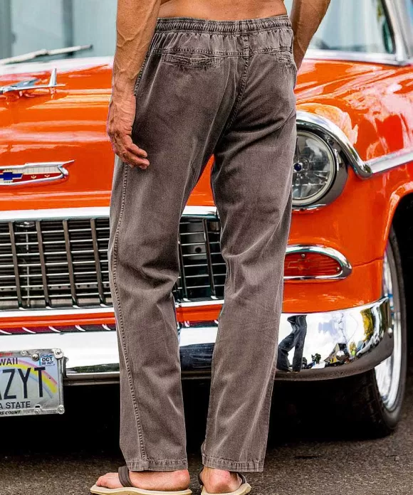 Pants>Crazy Shirts Root Beer Dyed Twill Pants