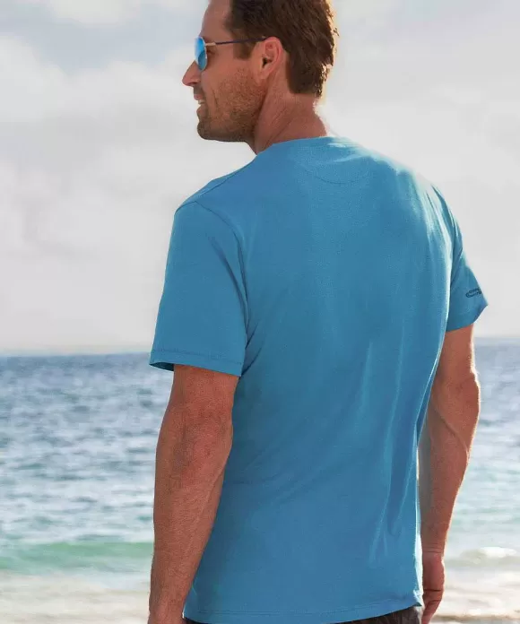 T-Shirts>Crazy Shirts Shark Fest - Deep Sea Short Sleeve Pima T-Shirt
