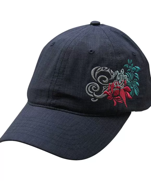 Hats>Crazy Shirts Tribal Pua Honu - Navy Polyester Hat