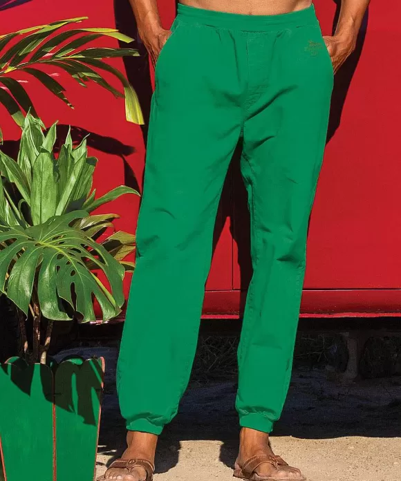 Pants>Crazy Shirts Wintergreen Dyed Canton Pants